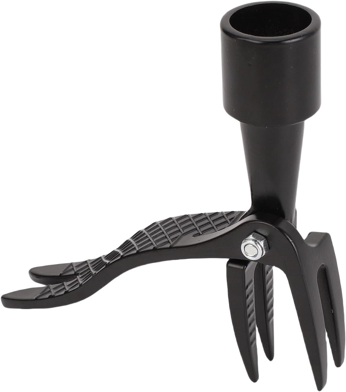 Weed Puller Tool 4 Claw Steel Stand Up Puller Weeder Tool Easily Remove Weeds Without Bending, Pulling, Kneeling (No Handle)