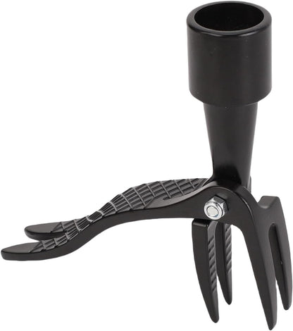 Weed Puller Tool 4 Claw Steel Stand Up Puller Weeder Tool Easily Remove Weeds Without Bending, Pulling, Kneeling (No Handle)