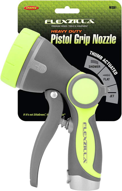 Heavy Duty Pistol Grip Garden Hose Nozzle Sprayer with Comfortable Grip & Durable Construction