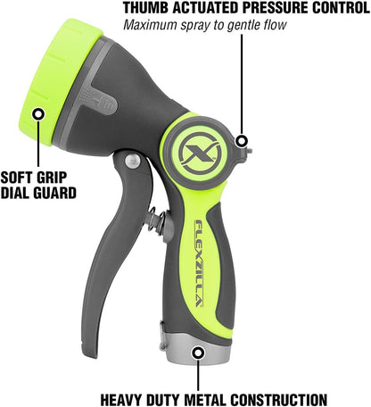 Heavy Duty Pistol Grip Garden Hose Nozzle Sprayer with Comfortable Grip & Durable Construction