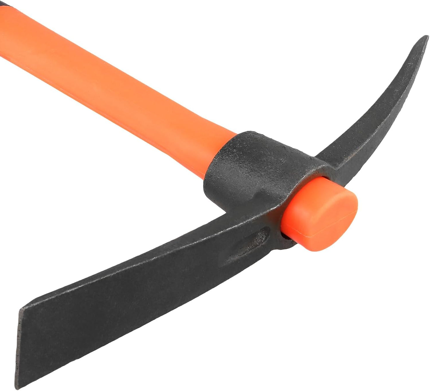 3 PCS 15 Inch Pick Mattock Hoe, 1.5Lbs Forged Adze Pick with Fiberglass Handle, Weeding Mattock Hoe Garden Pickaxe for Loosening, and Cultivating Vegetable Gardens or Flower Beds