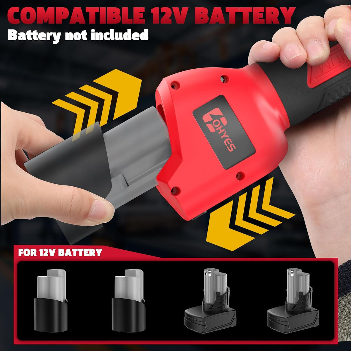 Pruning Shears Max 1.2IN Fit for Milwaukee 12V Battery