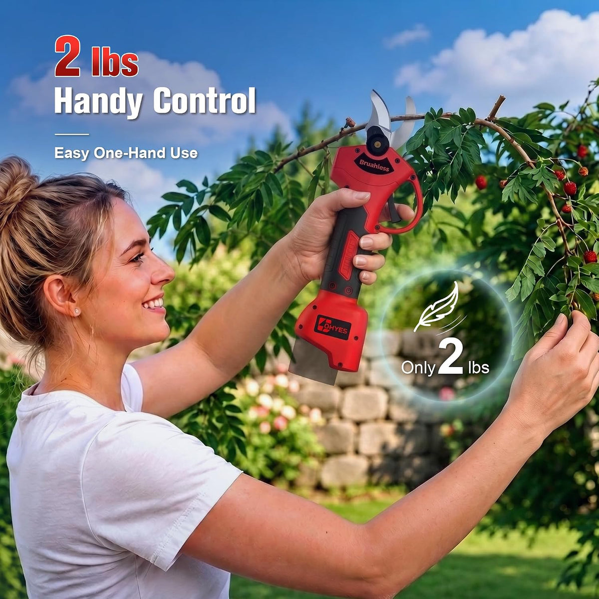 Pruning Shears Max 1.2IN Fit for Milwaukee 12V Battery