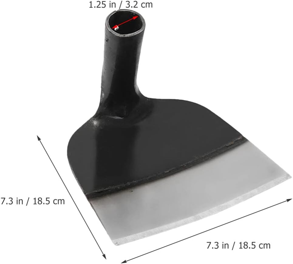 Heavy Duty Garden Hoe Tool Solid Steel Hand Hoe for Weeding Digging Soil Loosening and Planting in Backyard and Farm