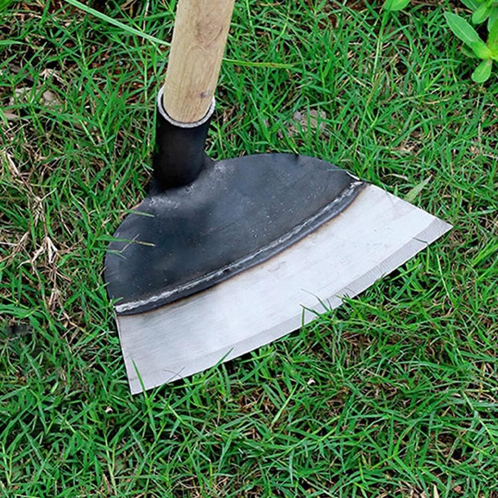 Heavy Duty Garden Hoe Tool Solid Steel Hand Hoe for Weeding Digging Soil Loosening and Planting in Backyard and Farm