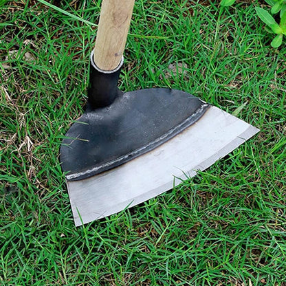 Heavy Duty Garden Hoe Tool Solid Steel Hand Hoe for Weeding Digging Soil Loosening and Planting in Backyard and Farm