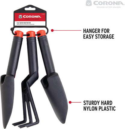 3-Piece Garden Hand Tools Set