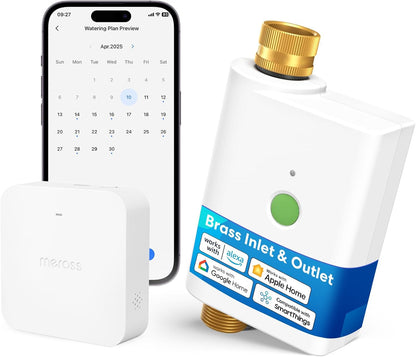 WiFi Water Timer for Garden Hose, Rain Skip, Hub Included, IP65