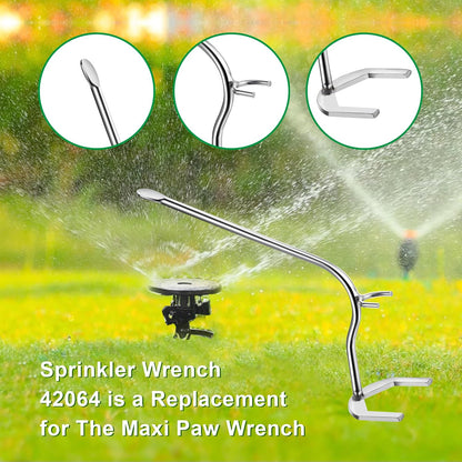 42064 Sprinkler Wrench, Sprinkler Head Tool Fits for Maxi-Paw Wrench