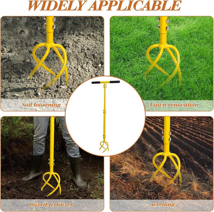 Hand Tiller, Twist Garden Claw Cultivator for Soil loosening