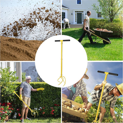 Hand Tiller, Twist Garden Claw Cultivator for Soil loosening
