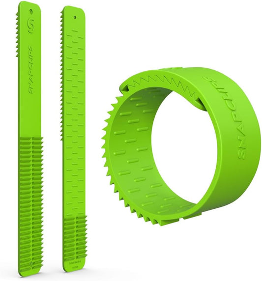 Storage Straps, 6" Green - Set of 2, Heavy Duty Extension Cord Organizer Straps, Reusable Cable Ties, Hose Storage, Accessories Holder for Home, Office, Garage Organization