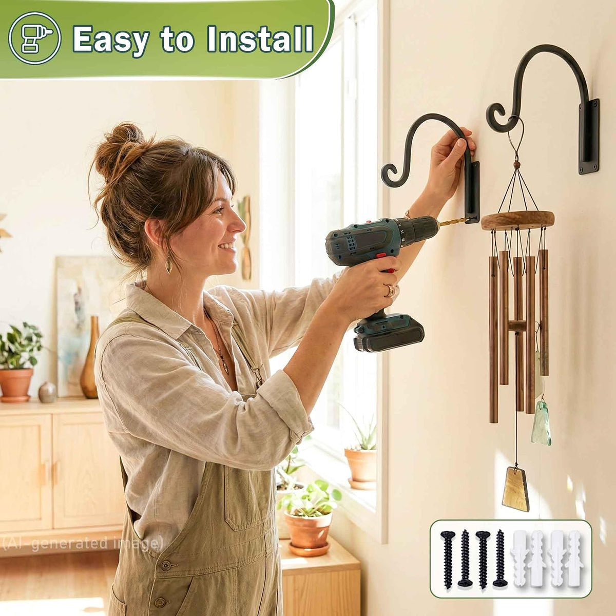 Heavy Duty Plant Hanger Bracket: 16 Inch 80 lbs Outdoor Hook