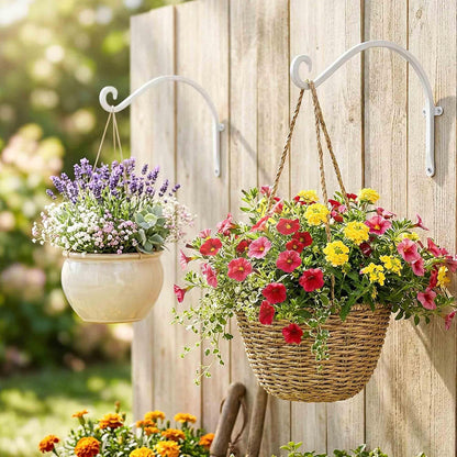 Heavy Duty Plant Hanger Bracket: 16 Inch 80 lbs Outdoor Hook