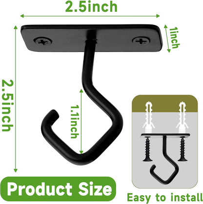 Heavy Duty Plant Hanger Bracket: 16 Inch 80 lbs Outdoor Hook