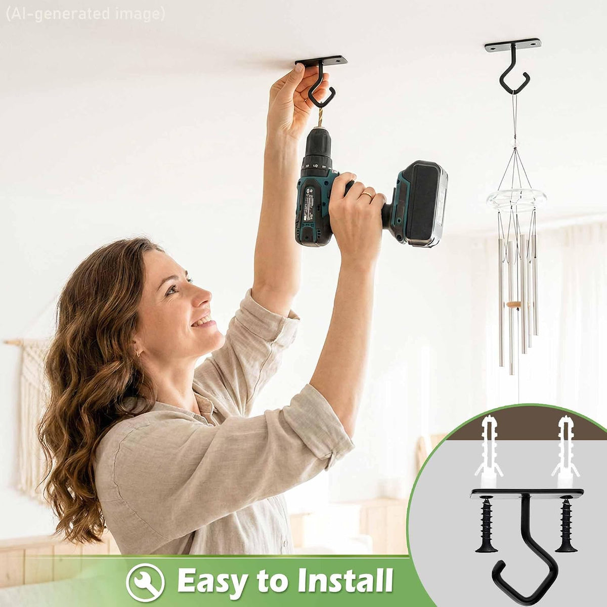Heavy Duty Plant Hanger Bracket: 16 Inch 80 lbs Outdoor Hook