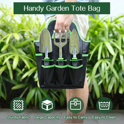 Gardening Tools Set, 8PCS Gardening Gifts for Women, Blue+Black