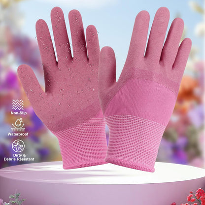 Gardening Tools Set, 8PCS Gardening Gifts for Women, Blue+Black