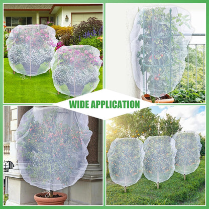 6 Pcs 4x5ft Insect Bird Garden Netting for Protecting Plant