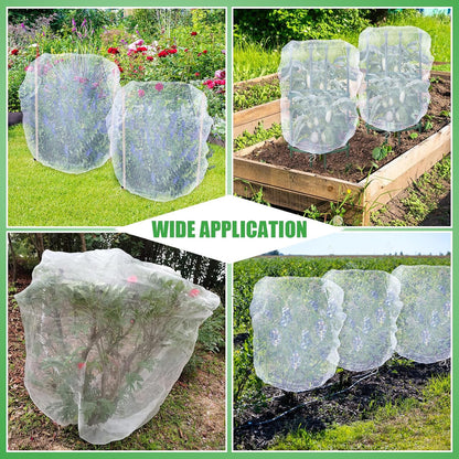 6 Pcs 4x5ft Insect Bird Garden Netting for Protecting Plant