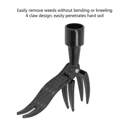 Stand Up Puller Weeders Head Weedeater Weedeater Picker Tool 4 Claw Alloy Kneeling Bent Easy Standing Picking Machine Picking Equipment Pick Tool Utensil Trash Pickers