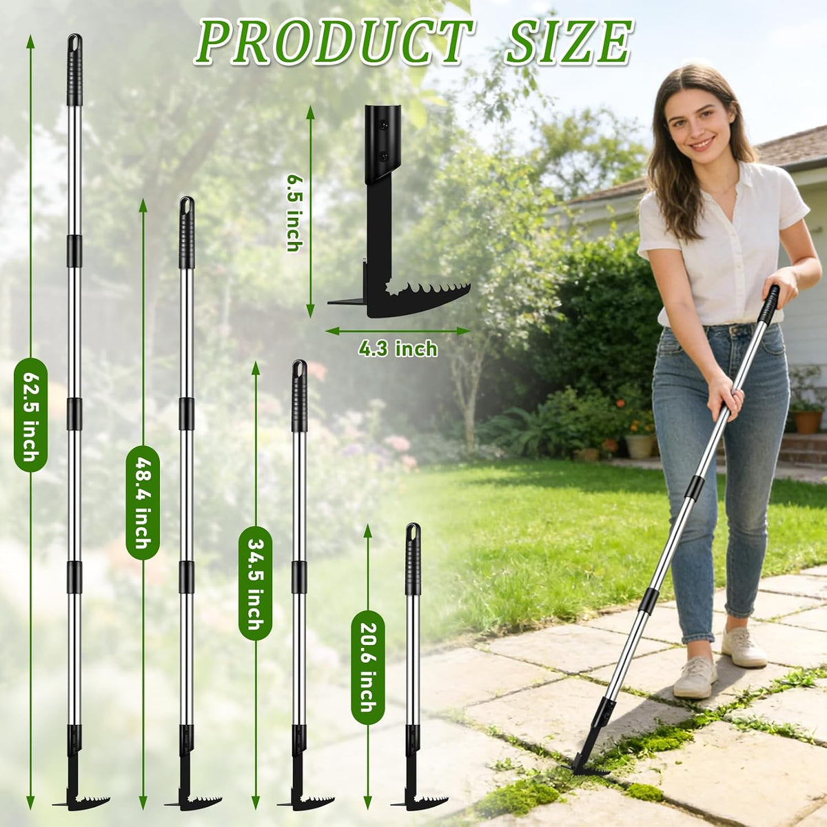 Crack Weeder - Manganese Steel Manual Crevice Weeding Tool