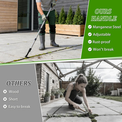 Crack Weeder - Manganese Steel Manual Crevice Weeding Tool