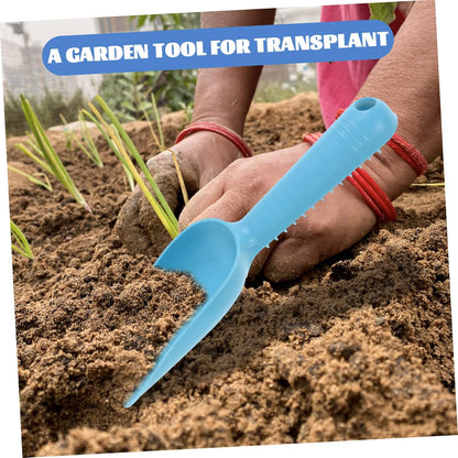 2 Pcs Plastic Hand Trowel Garden Shovel Tool Transplant Digging Scoop for Planting