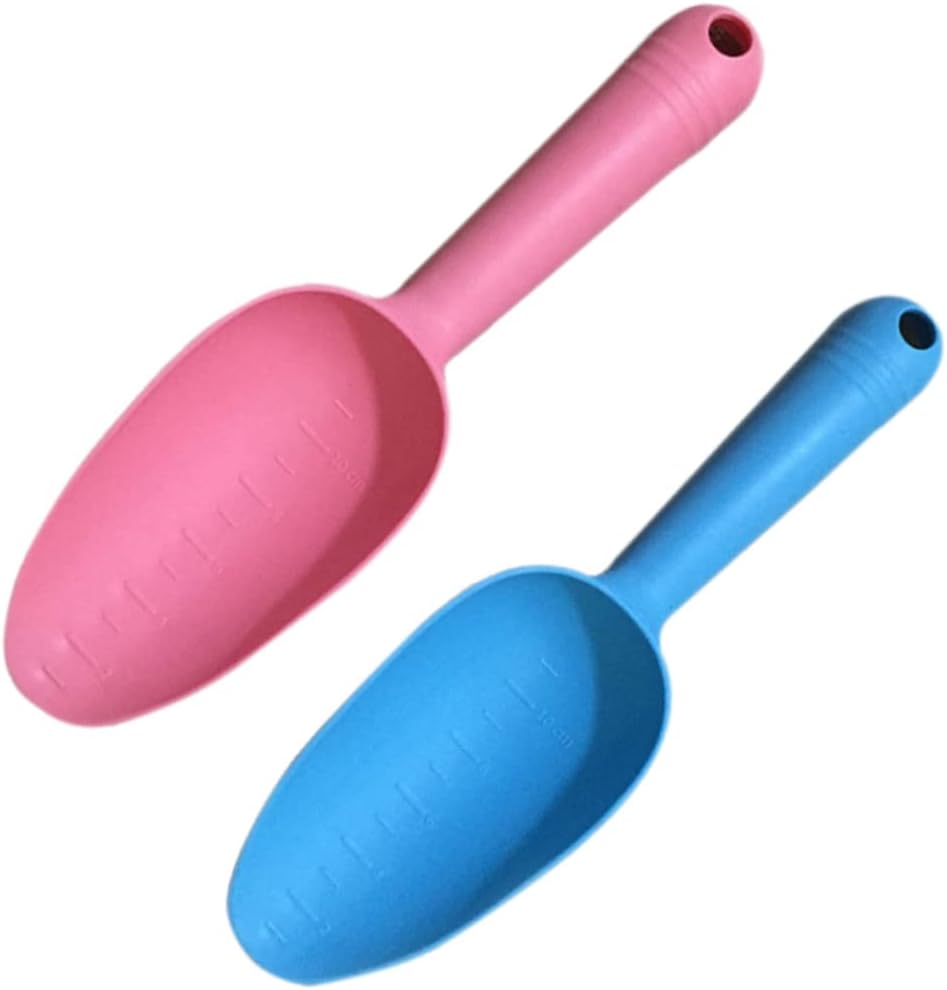 2 Pcs Plastic Hand Trowel Garden Shovel Tool Transplant Digging Scoop for Planting