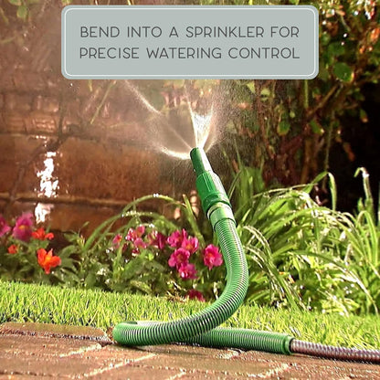 Bernini FlexEnd Garden Wand, Flexible Hose Sprayer with Fireman Nozzle for Versatile Watering and Cleaning - 31" Reach, Black