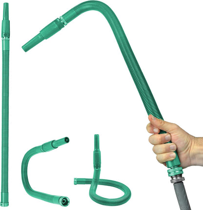 Bernini FlexEnd Garden Wand, Flexible Hose Sprayer with Fireman Nozzle for Versatile Watering and Cleaning - 31" Reach, Black