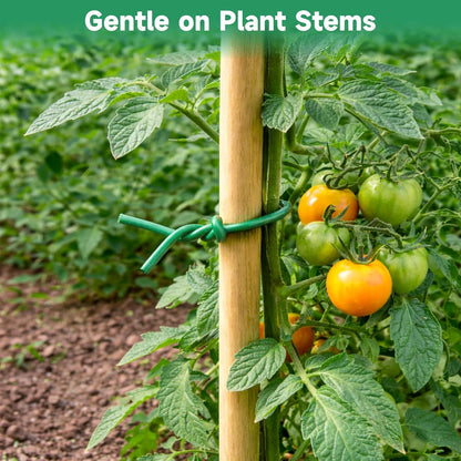 Green Garden Wire with Pliers - 66 Feet 3.5mm Garden Ties Soft Plant Twist Ties Plant Wire for Climbing Plants Tomatoes Support Vines Vegetables Flowers Indoor & Outdoor Gardening Training