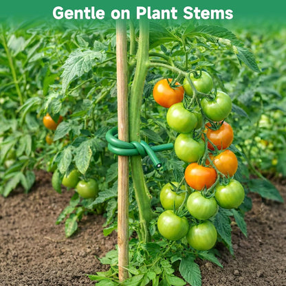 Green Garden Wire with Pliers - 66 Feet 3.5mm Garden Ties Soft Plant Twist Ties Plant Wire for Climbing Plants Tomatoes Support Vines Vegetables Flowers Indoor & Outdoor Gardening Training