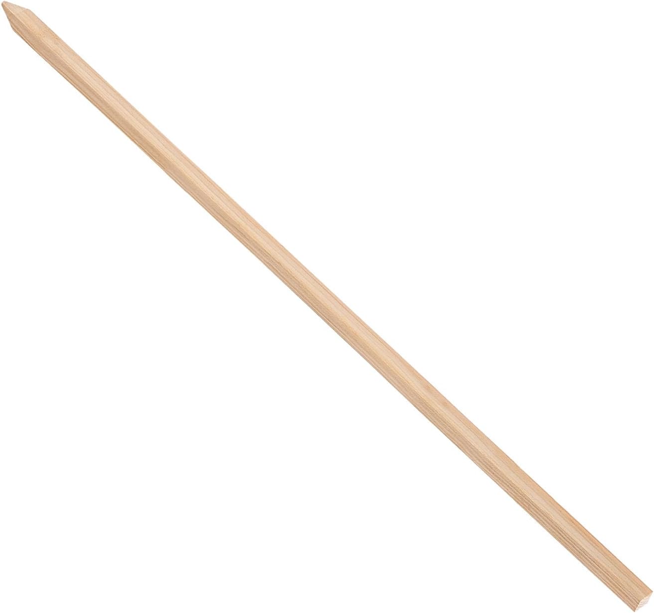Wooden Garden Stakes, 50 Pcs 36x0.75x0.75 in Survey Grading Stakes, Garden Ground Stake with Sharp Point, Fir Wood Plant Support Stake, Sign Posts for Silt Fence Backyard Boundaries Baselines