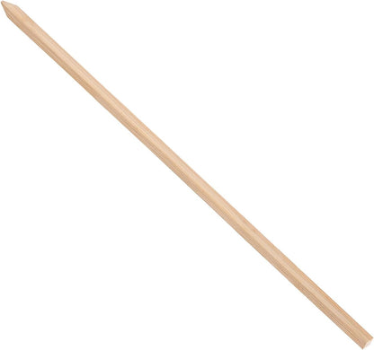 Wooden Garden Stakes, 50 Pcs 36x0.75x0.75 in Survey Grading Stakes, Garden Ground Stake with Sharp Point, Fir Wood Plant Support Stake, Sign Posts for Silt Fence Backyard Boundaries Baselines