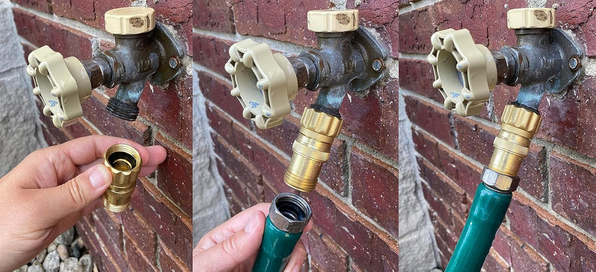 Drip Irrigation 25 PSI Pressure Regulator, 3/4" Female x 3/4" Male Brass