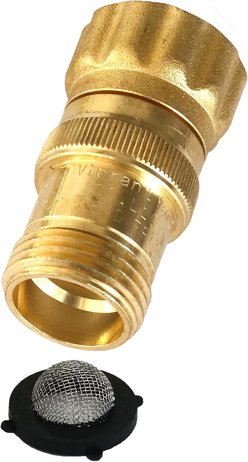 Drip Irrigation 25 PSI Pressure Regulator, 3/4" Female x 3/4" Male Brass
