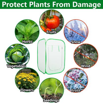 24x24x36 in Pop Up Winter Frost Plant Cover, Plants Freeze Protection Tent