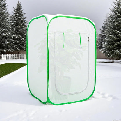 24x24x36 in Pop Up Winter Frost Plant Cover, Plants Freeze Protection Tent