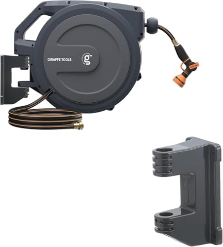 PRO Metal Bracket Suitable for Model AW25/30 Swivel Bracket and AW30 1/2MB Retractable Garden Hose Reel 1/2" x 100 ft PRO Metal Bracket, Heavy Duty, Any Length Lock Hose Reel, 100ft