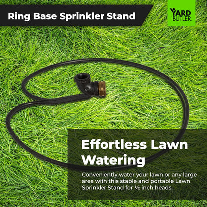 Ring Base Sprinkler Stand, Lawn Care Tool, 3/4" Head
