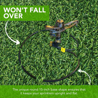 Ring Base Sprinkler Stand, Lawn Care Tool, 3/4" Head