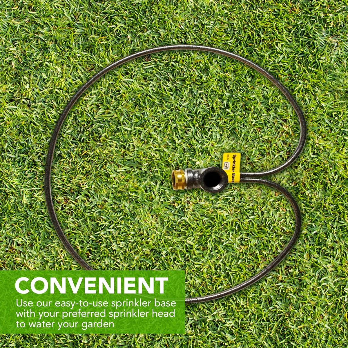 Ring Base Sprinkler Stand, Lawn Care Tool, 3/4" Head