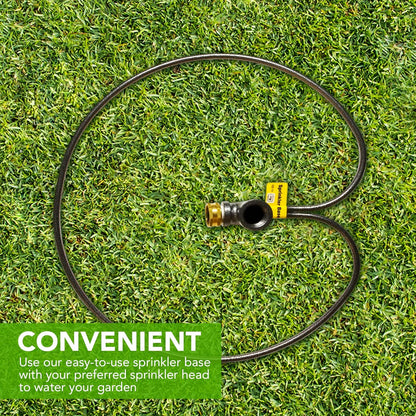 Ring Base Sprinkler Stand, Lawn Care Tool, 3/4" Head