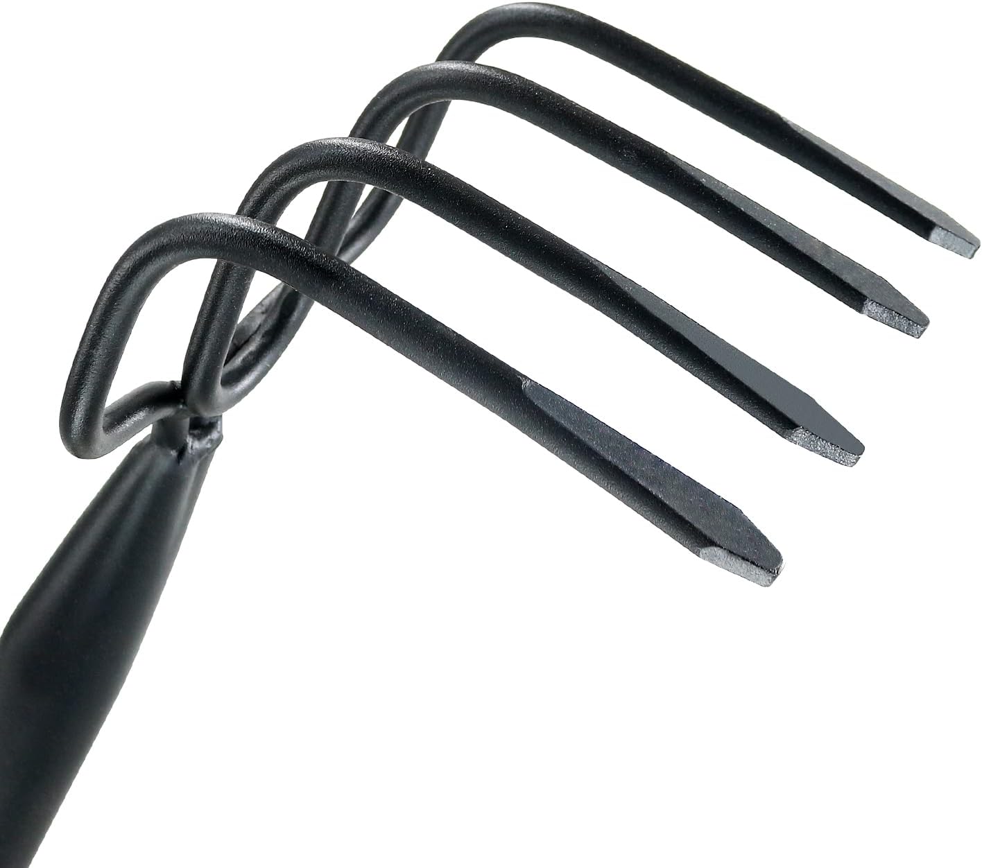 4 Tine Cultivator Rake 59'', 4 Prong Claw Garden Rake Long Handle