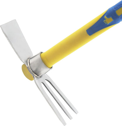 5 PCS Garden Hoe Tool Set, Cultivator Hand Tiller, Digging Hoes
