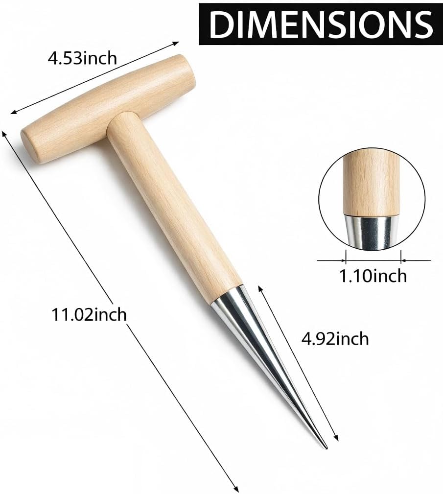 Garden Seed Dibber Planter Tool, Hand Bulb Hole Digger Tool