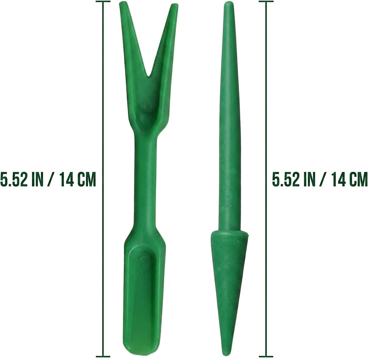 Mini Garden Hand Succulent Transplanting Tools,Widger Plastic Seedlings Dibber Sowing Digging Mini Gardens Hands Tools for Home Garden,Pack of 2 Hands Tools