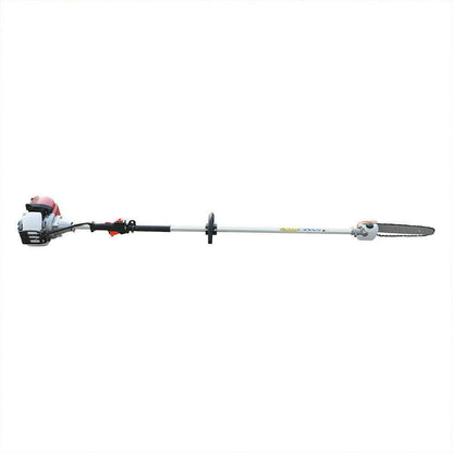 Gas Pole Saw Chainsaw 42CC 4 Stroke Brush Cutter Pruner Cordless Gas Long Reach Gardening Tree Hedge Trimmer wiht Extension Pole Air-cooled 140F