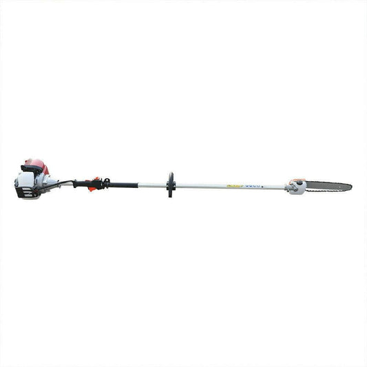 Gas Pole Saw Chainsaw 42CC 4 Stroke Brush Cutter Pruner Cordless Gas Long Reach Gardening Tree Hedge Trimmer wiht Extension Pole Air-cooled 140F